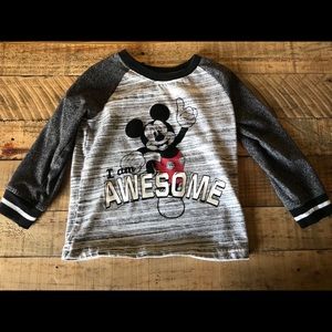 Disney Mickey light grey shirt